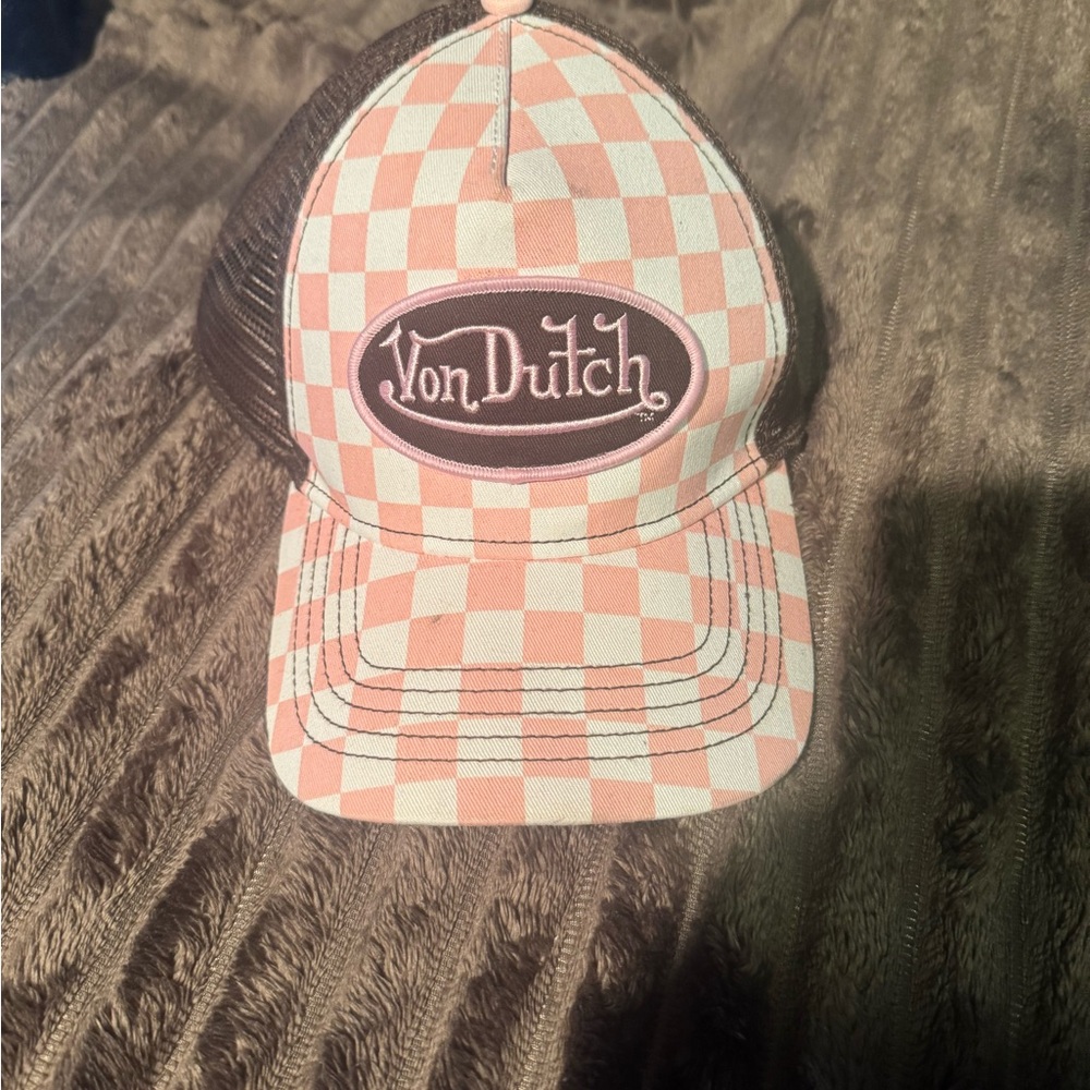 Von Dutch Pink Cap with QR Code